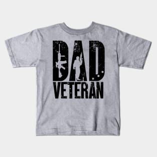 DAD Veteran Military Army Kids T-Shirt